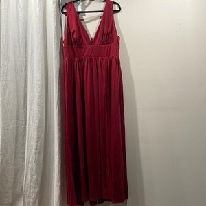 Burgundy Maxi dress